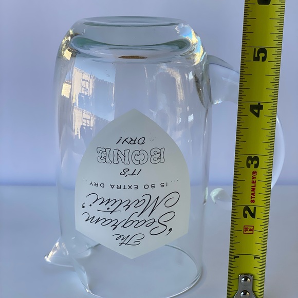 Vintage Seagrams Gin Mini Glass Pitcher - Picture 5 of 6